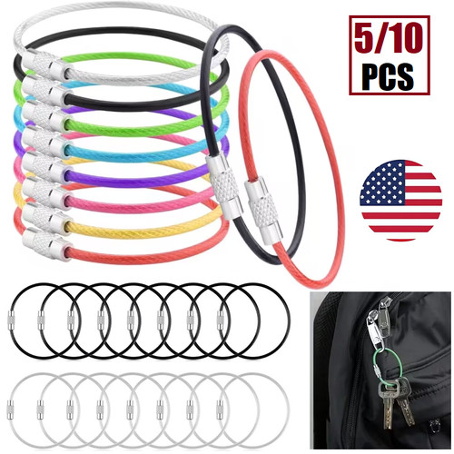 10pcs wire keychain cable - wire,