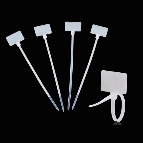 100 pcs write cable tags - 100,